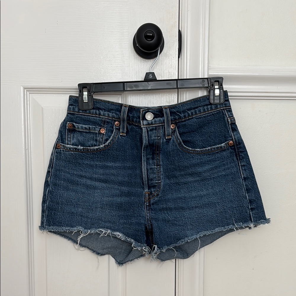 Levi’s 501 Orginal Fit Women’s Shorts - Dark Blue Denim
